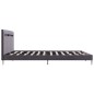 vidaXL Estructura de cama con LED tela gris 180x200 cm vidaXL Estructura de cama con LED tela gris 180x200 cm