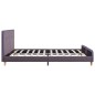 vidaXL Estructura de cama de tela gris topo 160x200 cm vidaXL Estructura de cama de tela gris topo 160x200 cm