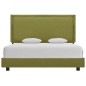 vidaXL Estructura de cama de tela verde 140x200 cm vidaXL Estructura de cama de tela verde 140x200 cm