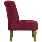 vidaXL Sillones franceses 2 unidades de tela color vino tinto vidaXL Sillones franceses 2 unidades de tela color vino tinto
