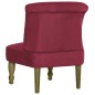 vidaXL Sillones franceses 2 unidades de tela color vino tinto vidaXL Sillones franceses 2 unidades de tela color vino tinto