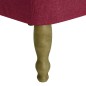 vidaXL Sillones franceses 2 unidades de tela color vino tinto vidaXL Sillones franceses 2 unidades de tela color vino tinto