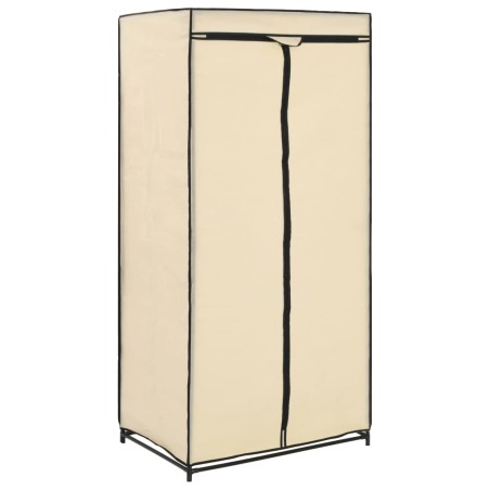 vidaXL Armario color crema 75x50x160 cm