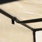 vidaXL Armario color crema 75x50x160 cm