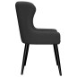 vidaXL Sillas de comedor 2 unidades tela negro vidaXL Sillas de comedor 2 unidades tela negro