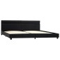 vidaXL Estructura de cama con LED cuero sintético negro 180x200 cm vidaXL Estructura de cama con LED cuero sintético negro 180x200 cm