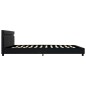 vidaXL Estructura de cama con LED cuero sintético negro 180x200 cm vidaXL Estructura de cama con LED cuero sintético negro 180x200 cm