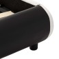 vidaXL Estructura de cama con LED de cuero sintético negro 140x200 cm vidaXL Estructura de cama con LED de cuero sintético negro 140x200 cm