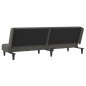 vidaXL Sofá cama de 2 plazas terciopelo gris oscuro vidaXL Sofá cama de 2 plazas terciopelo gris oscuro
