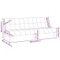 vidaXL Sofá cama de 2 plazas terciopelo gris oscuro vidaXL Sofá cama de 2 plazas terciopelo gris oscuro