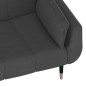 vidaXL Sofá cama de 2 plazas con dos almohadas terciopelo gris oscuro vidaXL Sofá cama de 2 plazas con dos almohadas terciopelo gris oscuro