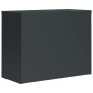 vidaXL Armario archivador de acero gris antracita y blanco 90x40x70 cm vidaXL Armario archivador de acero gris antracita y blanco 90x40x70 cm