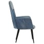 vidaXL Sillón orejero de tela vaquera patchwork vidaXL Sillón orejero de tela vaquera patchwork