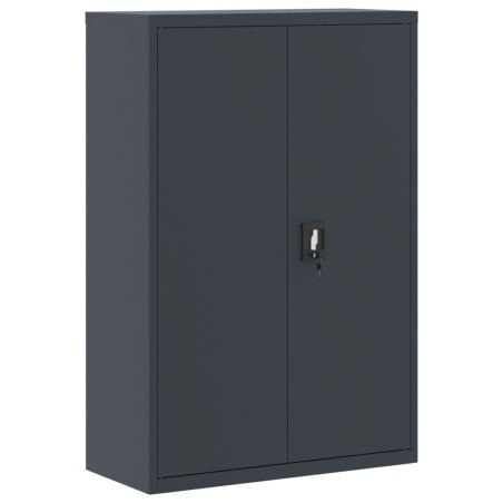 vidaXL Armario archivador de acero gris antracita 90x40x140 cm