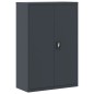 vidaXL Armario archivador de acero gris antracita 90x40x140 cm