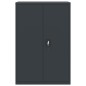 vidaXL Armario archivador de acero gris antracita 90x40x140 cm
