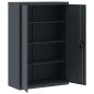 vidaXL Armario archivador de acero gris antracita 90x40x140 cm