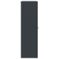 vidaXL Armario archivador de acero gris antracita 90x40x140 cm