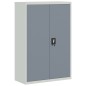 vidaXL Armario archivador acero gris claro y gris oscuro 90x40x140 cm vidaXL Armario archivador acero gris claro y gris oscuro 90x40x140 cm