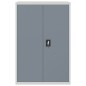 vidaXL Armario archivador acero gris claro y gris oscuro 90x40x140 cm vidaXL Armario archivador acero gris claro y gris oscuro 90x40x140 cm