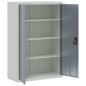 vidaXL Armario archivador acero gris claro y gris oscuro 90x40x140 cm vidaXL Armario archivador acero gris claro y gris oscuro 90x40x140 cm