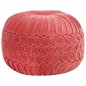 vidaXL Puf de terciopelo de algodón diseño bata rosa 40x30 cm vidaXL Puf de terciopelo de algodón diseño bata rosa 40x30 cm