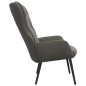 vidaXL Silla de relajación de terciopelo gris oscuro vidaXL Silla de relajación de terciopelo gris oscuro