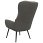 vidaXL Silla de relajación de terciopelo gris oscuro vidaXL Silla de relajación de terciopelo gris oscuro