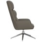 vidaXL Sillón de relax de cuero auténtico gris vidaXL Sillón de relax de cuero auténtico gris