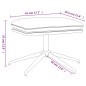 vidaXL Reposapiés cuero sintético brillante marrón 45x29,5x35 cm vidaXL Reposapiés cuero sintético brillante marrón 45x29,5x35 cm