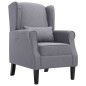 vidaXL Sillón de tela gris oscuro vidaXL Sillón de tela gris oscuro