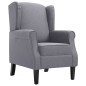 vidaXL Sillón de tela gris oscuro vidaXL Sillón de tela gris oscuro