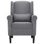 vidaXL Sillón de tela gris oscuro vidaXL Sillón de tela gris oscuro