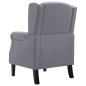 vidaXL Sillón de tela gris oscuro vidaXL Sillón de tela gris oscuro