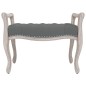 vidaXL Banco de tela gris oscuro 80x45x60 cm vidaXL Banco de tela gris oscuro 80x45x60 cm