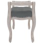 vidaXL Banco de tela gris oscuro 80x45x60 cm vidaXL Banco de tela gris oscuro 80x45x60 cm