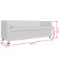 vidaXL Conjunto de sofás de 2 y 3 plazas y sillón de cuero artificial blanco vidaXL Conjunto de sofás de 2 y 3 plazas y sillón de cuero artificial blanco