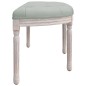 vidaXL Banco de terciopelo gris claro 110,5x45x49 cm vidaXL Banco de terciopelo gris claro 110,5x45x49 cm