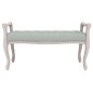 vidaXL Banco de terciopelo gris claro 110x45x60 cm vidaXL Banco de terciopelo gris claro 110x45x60 cm