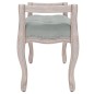 vidaXL Banco de terciopelo gris claro 110x45x60 cm vidaXL Banco de terciopelo gris claro 110x45x60 cm