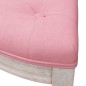 vidaXL Banco de terciopelo rosa 81,5x41x49 cm vidaXL Banco de terciopelo rosa 81,5x41x49 cm