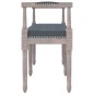 vidaXL Banco de terciopelo gris oscuro 110x40x70 cm vidaXL Banco de terciopelo gris oscuro 110x40x70 cm