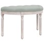 vidaXL Banco de terciopelo gris claro 81,5x41x49 cm vidaXL Banco de terciopelo gris claro 81,5x41x49 cm