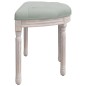 vidaXL Banco de terciopelo gris claro 81,5x41x49 cm vidaXL Banco de terciopelo gris claro 81,5x41x49 cm