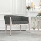 vidaXL Banco de tela gris oscuro 98x56x69 cm vidaXL Banco de tela gris oscuro 98x56x69 cm