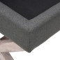 vidaXL Taburete con almacenaje tela gris oscuro 110x45x49 cm vidaXL Taburete con almacenaje tela gris oscuro 110x45x49 cm