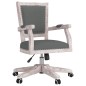 vidaXL Silla de oficina giratoria tela gris oscuro vidaXL Silla de oficina giratoria tela gris oscuro