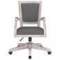 vidaXL Silla de oficina giratoria tela gris oscuro vidaXL Silla de oficina giratoria tela gris oscuro