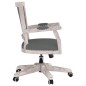 vidaXL Silla de oficina giratoria tela gris oscuro vidaXL Silla de oficina giratoria tela gris oscuro