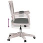 vidaXL Silla de oficina giratoria tela gris oscuro vidaXL Silla de oficina giratoria tela gris oscuro